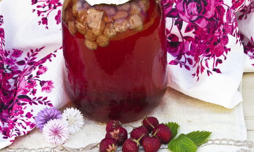 Рецепт клубничный компот на зиму