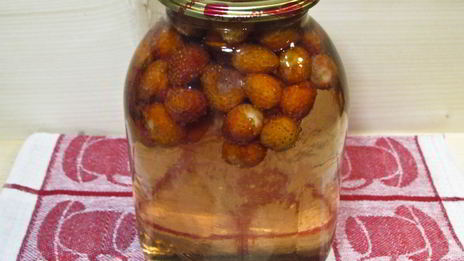 клубничный компот на зиму