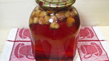 клубничный компот на зиму