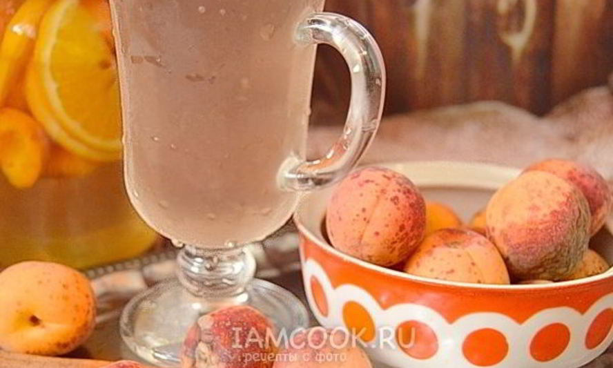 Рецепт компот из абрикосов с лимоном и апельсином на зиму