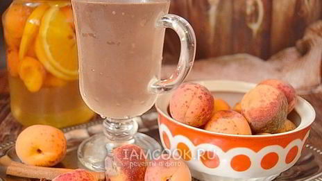 компот из абрикосов с лимоном и апельсином на зиму