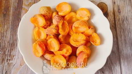 компот из абрикосов с лимоном и апельсином на зиму