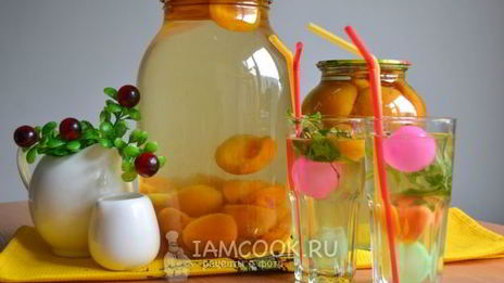 компот из абрикосов с лимоном на зиму