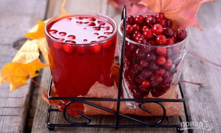 Рецепт компот из брусники