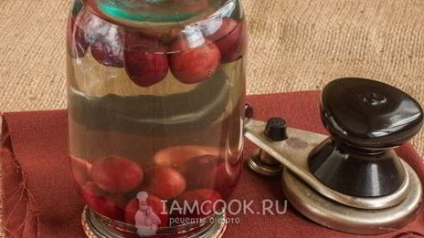 компот из черешни без стерилизации на зиму