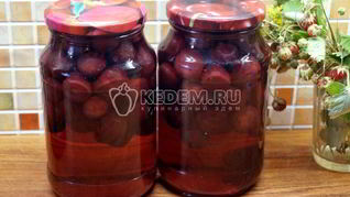 Компот из черешни на зиму