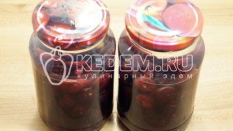 компот из черешни на зиму