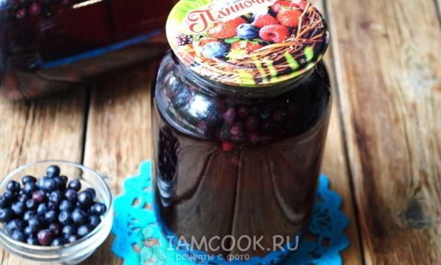 Рецепт компот из черники