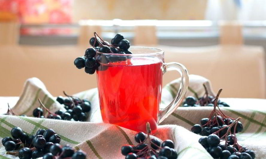 Рецепт компота иза черноплодного рябин