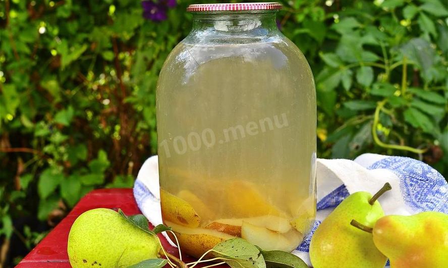 Рецепт компот из груш с лимонной кислотой