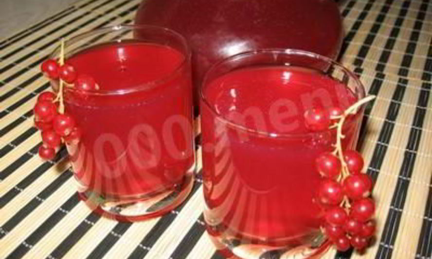 Рецепт компот из калины