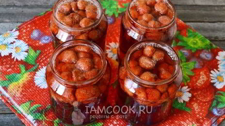 компот из клубники на зиму без стерилизации