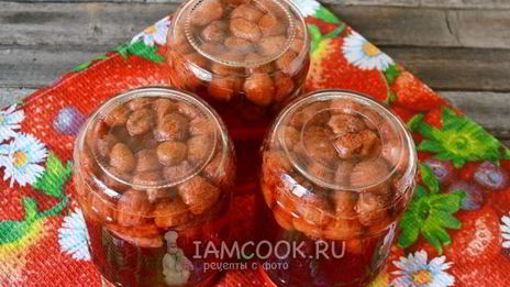 компот из клубники на зиму без стерилизации