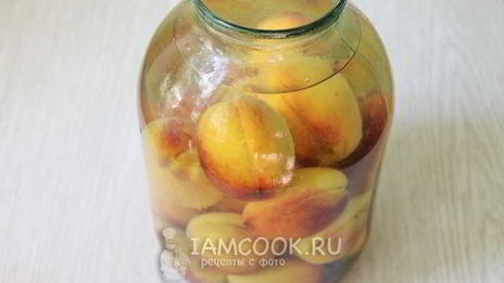 компот из персиков на зиму
