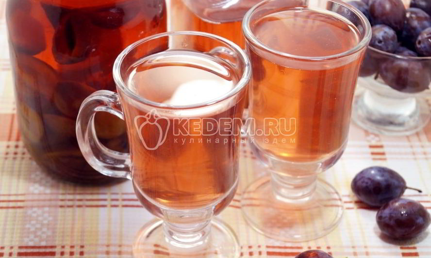 Рецепт компот из сливы на зиму