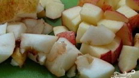 компот из яблок и груш