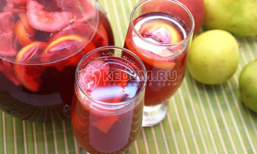 Рецепт вишневый компот с лимоном