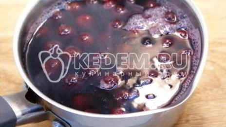 вишневый компот с лимоном