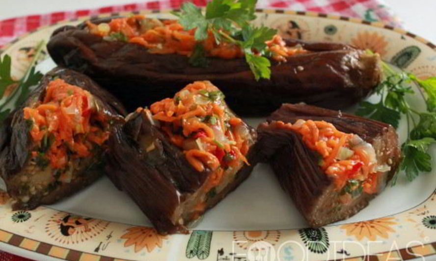 Рецепт квашеные баклажаны, фаршированные морковью и чесноком на зиму