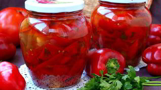 Лечо из болгарского перца и помидоров на зиму