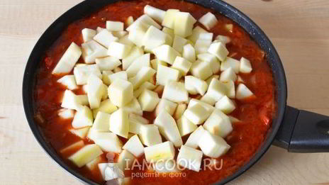 лечо из кабачков с томатной пастой