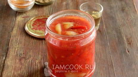 лечо из перца и помидоров