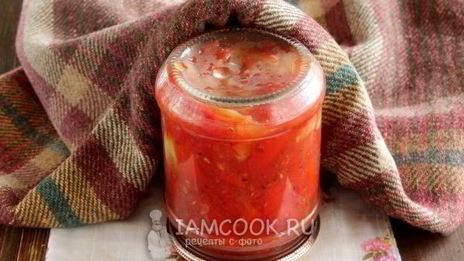 лечо из перца и помидоров