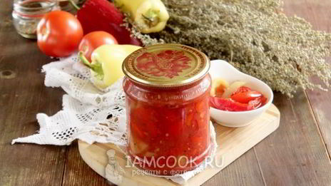 лечо из перца и помидоров