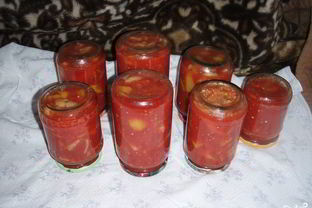 Лечо из помидоров и перца