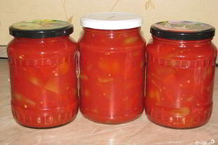Лечо из помидоров