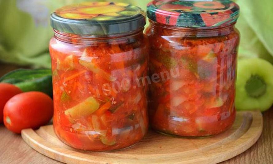 Рецепт лечо помидоры огурцы