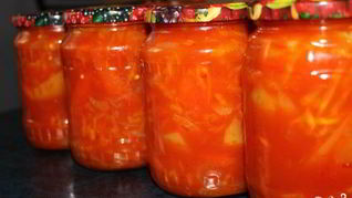 Лечо с фасолью на зиму