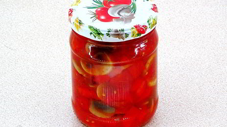 лечо с грибами на зиму