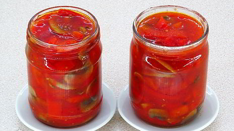 лечо с грибами на зиму