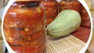 Лечо с кабачками и кетчупом на зиму