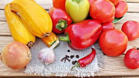 лечо с кабачками и перцем на зиму