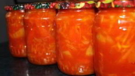 лечо с луком на зиму