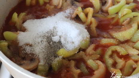 лечо с шампиньонами