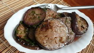 Быстро маринованные баклажаны