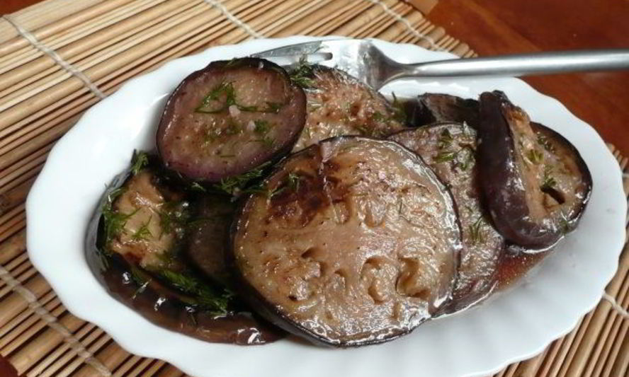 Рецепт быстро маринованные баклажаны