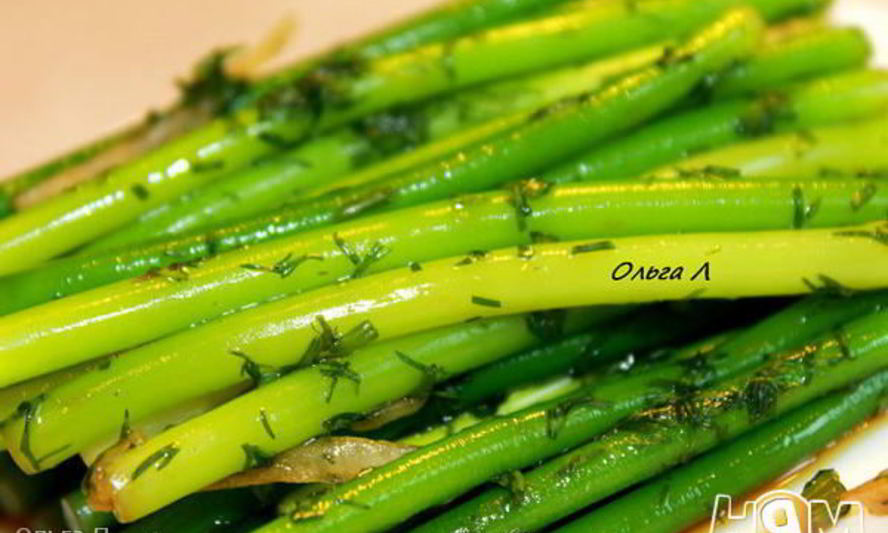 Рецепт чесночные стрелки маринованные