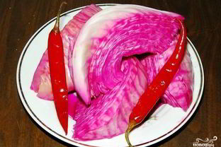 Капуста, маринованная по-армянски