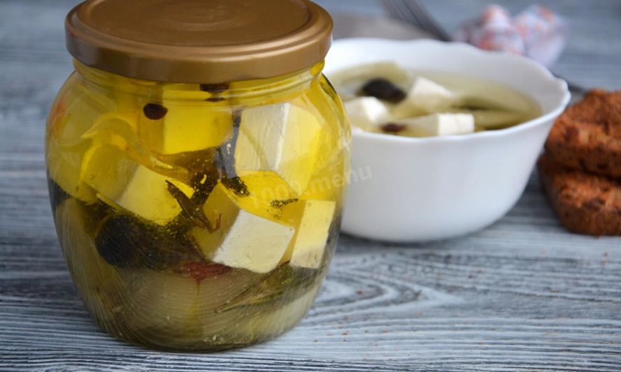 Рецепт маринованная брынза