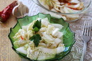 Маринованная капуста по-корейски