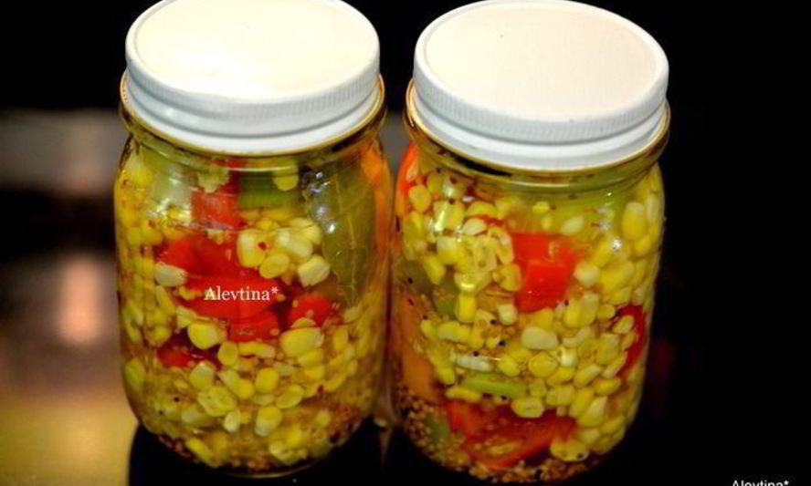 Рецепт маринованная кукуруза со сладким перцем
