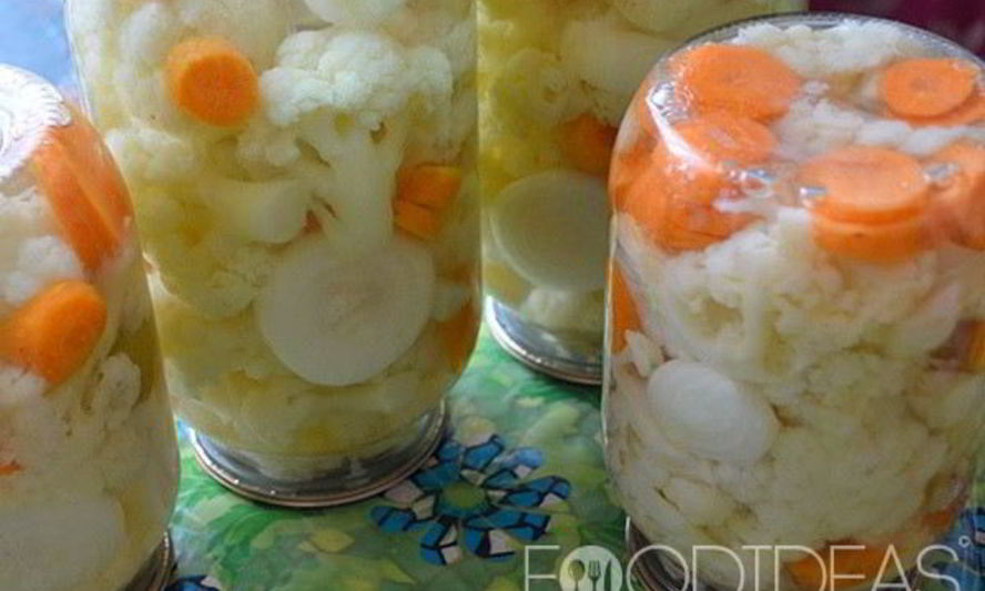 Рецепт маринованная цветная капуста на зиму