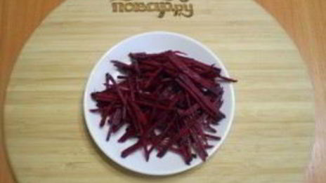 маринованная цветная капуста со свеклой