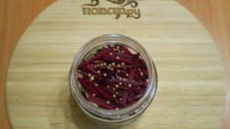 маринованная цветная капуста со свеклой