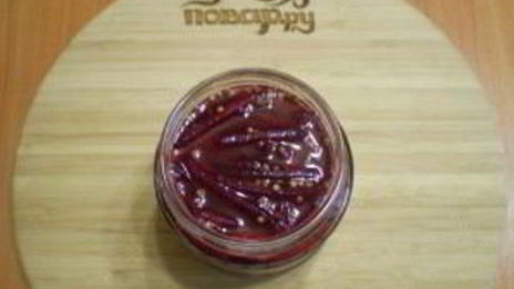 маринованная цветная капуста со свеклой