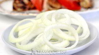 Маринованный лук для шашлыка